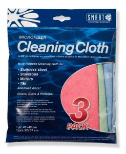 Mystic Maid Microfiber Cleaning Cloths Eco Friendly blue teal yellow 3 pk G718KC 